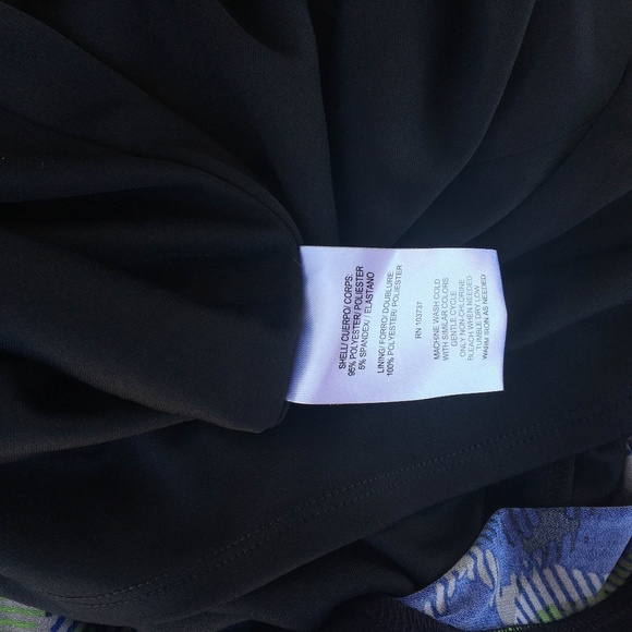 Donna Morgan Stitch Fix Geometric Blouson Dress 10 - Picture 5 of 6